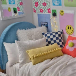 Harper Tassel Lumbar Pillow Cover -Best Homeware Shop 0001 YellowHarperTaasselPillow 1