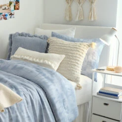 Harper Tassel Lumbar Pillow Cover -Best Homeware Shop 0008 BellaTexturedStripePillow 1