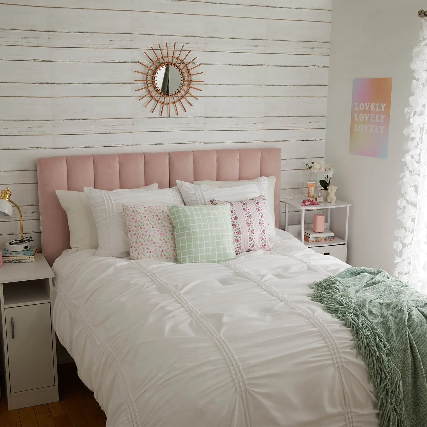 Pucker Stitch Duvet and Sham Set Pucker Stitch Duvet And Sham Set -Best Homeware Shop 05 HONEYDEW 031 1