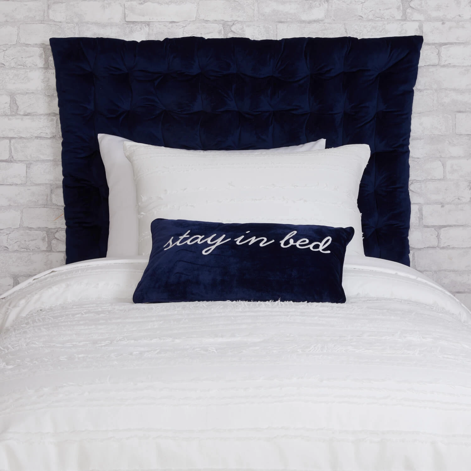 Melody Tufted Cushioned Headboard Melody Tufted Cushioned Headboard -Best Homeware Shop 05 THRO20 HEADBOARD TUFTED NVY 017 44285621 33eb 4d48 a3d4 f0be02a69696