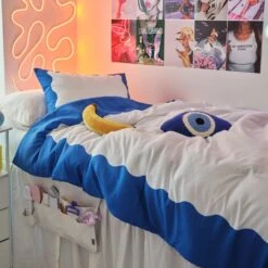 Bubble Border Comforter And Sham Set