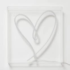 Heart Neon Sign -Best Homeware Shop 113 SHOUYI NEON HEART BL 009
