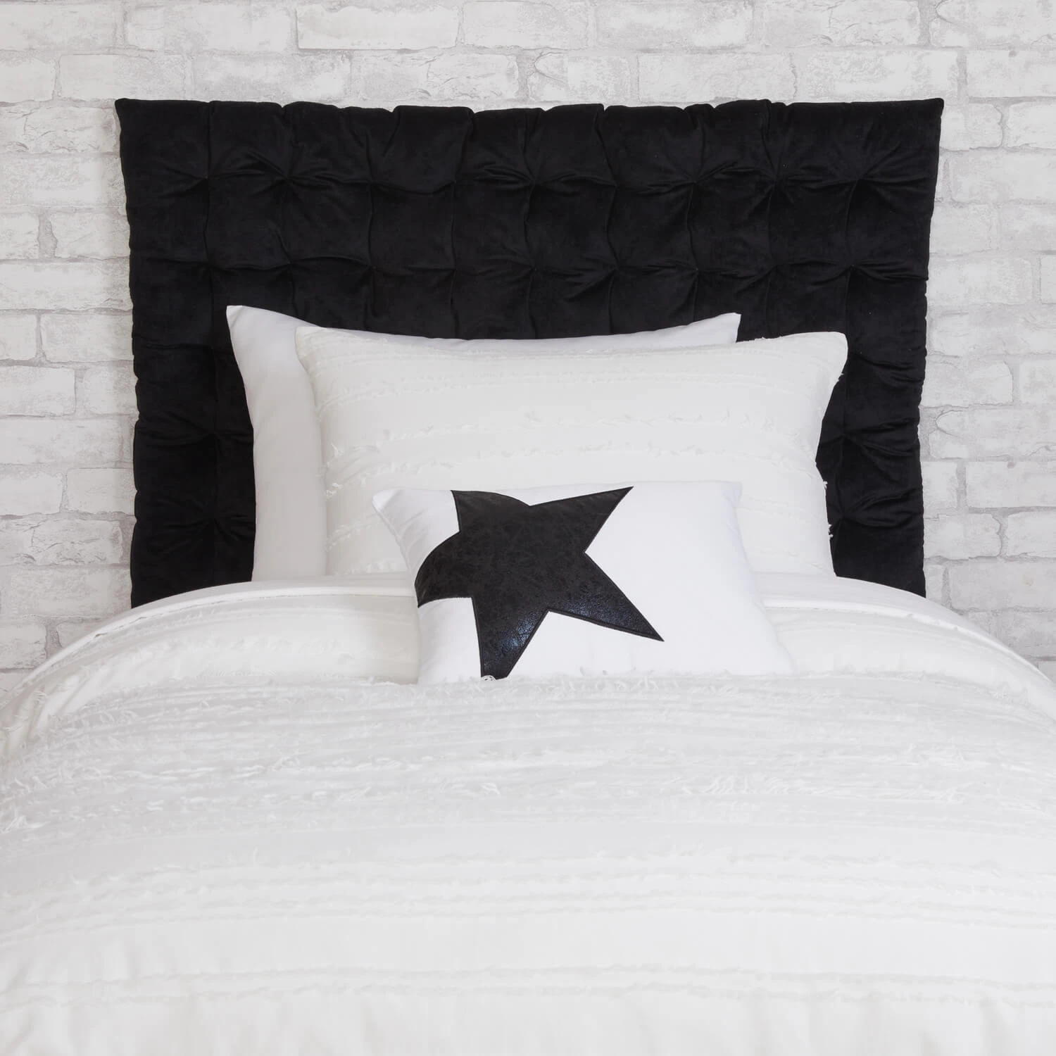 Melody Tufted Cushioned Headboard Melody Tufted Cushioned Headboard -Best Homeware Shop 11 THRO20 HEADBOARD TUFTED BLK 005 e69825a8 0dae 4070 88c7 57858c5fb58b