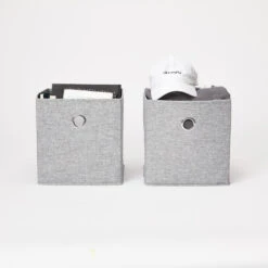 Elle Collapsible Storage Cubes, Set Of 2