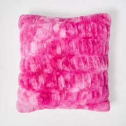 Tie Dye Textured Faux Fur Square Pillow -Best Homeware Shop 184 OBC PLW SCRIPT 14X20 LP 002 c881fe1d 55a1 4154 8130 242bf7802372