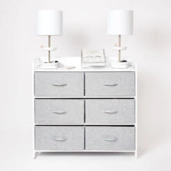 Cameron Charging 6-Drawer Storage Unit