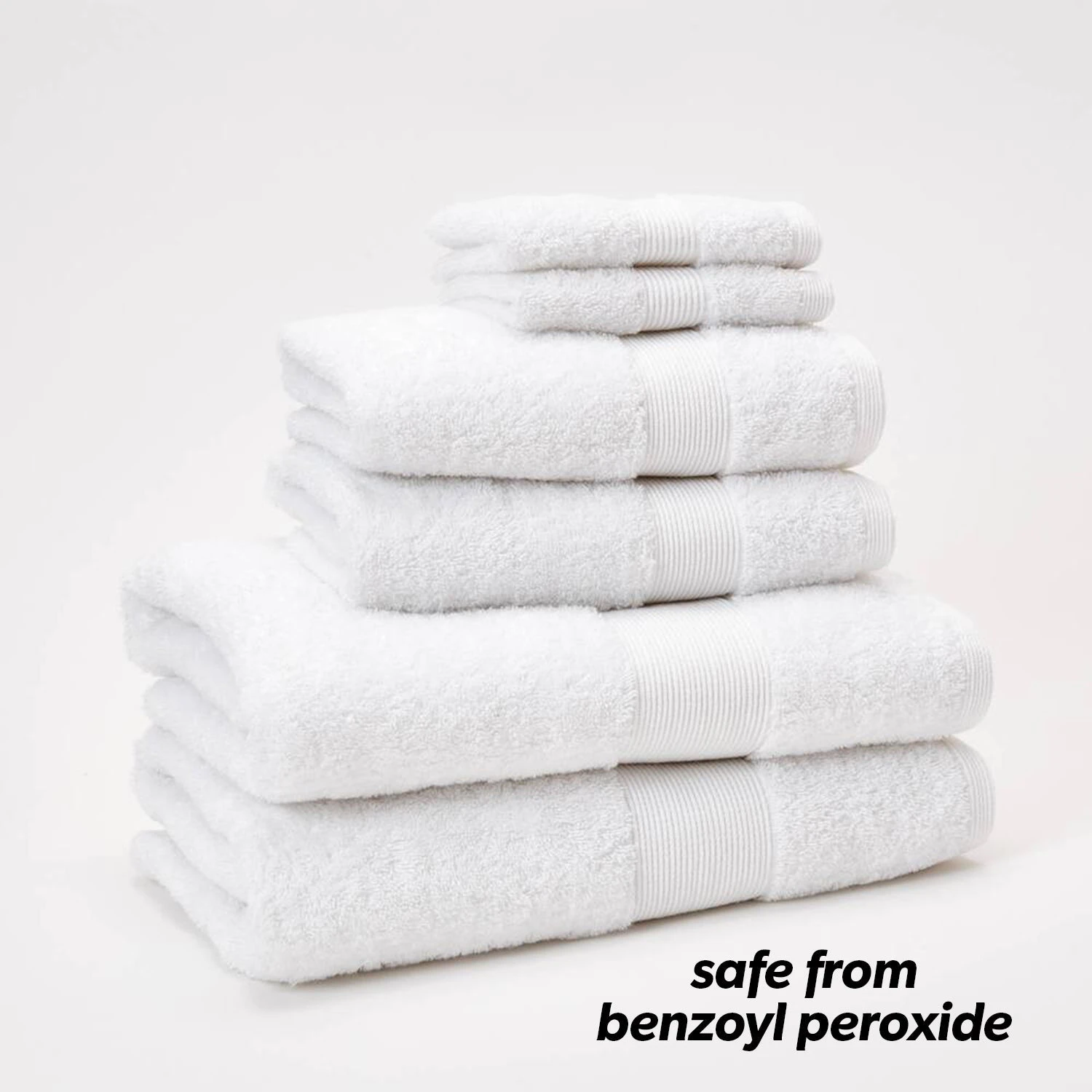 Supreme 6 Piece Towel Set Supreme 6 Piece Towel Set -Best Homeware Shop 202 HUL20 TOWELBUNDLE WTE 018