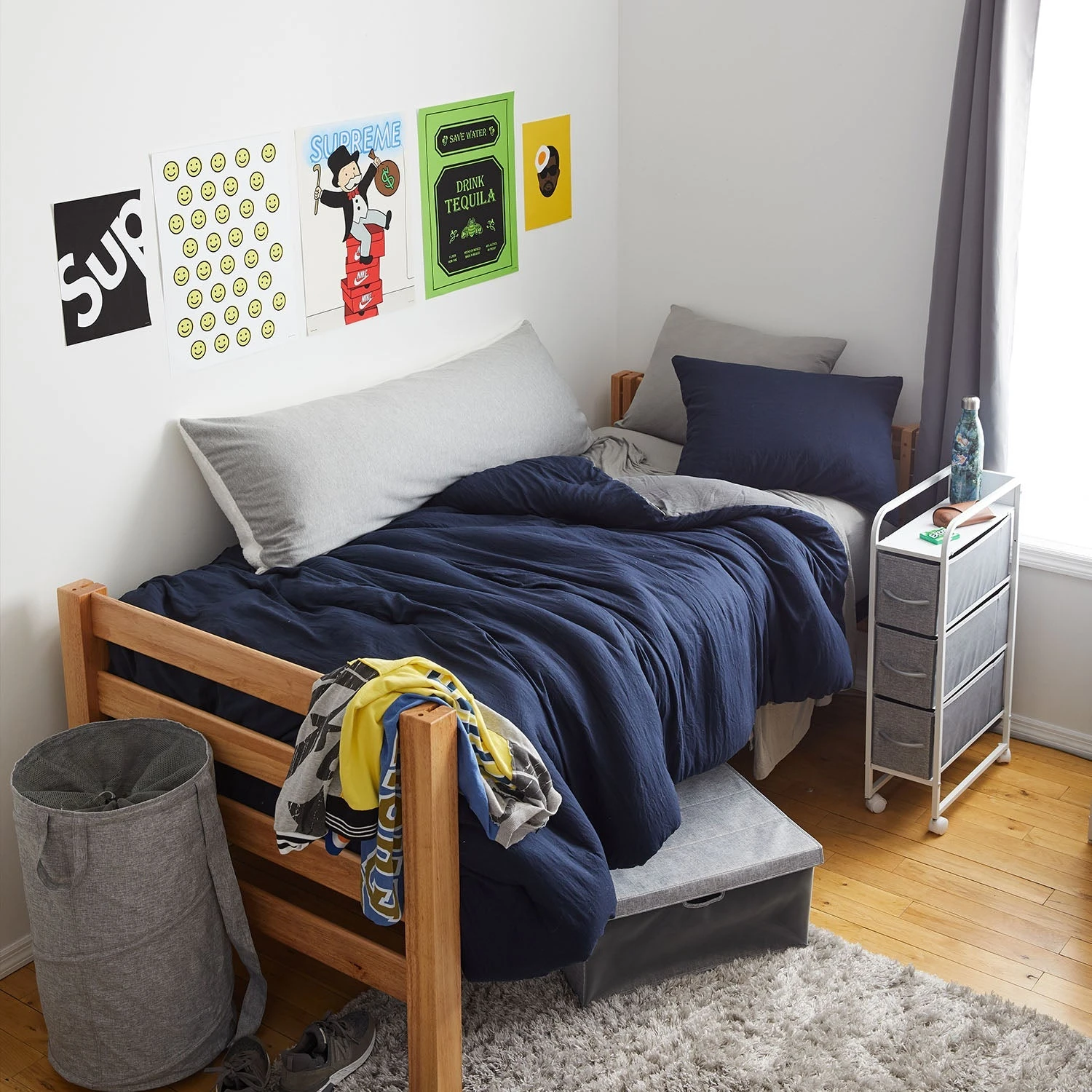 Reese Narrow 3-Drawer Cart on Wheels Reese Narrow 3-Drawer Cart On Wheels -Best Homeware Shop 23 LATE NIGHT ROOM 055