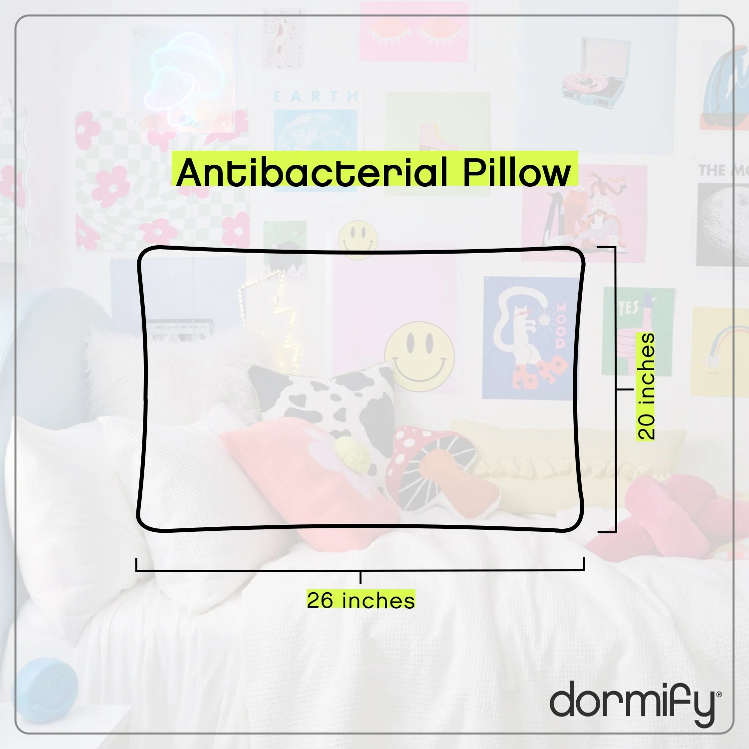 Antibacterial Pillow Antibacterial Pillow -Best Homeware Shop 3TXT160004 Infographic