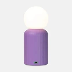 Skittle Charging Accent Lamp -Best Homeware Shop 7472SkittleLamp Lilac02 Edit