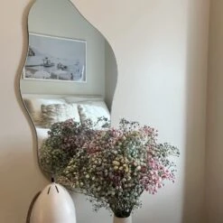 Rhea Frameless Wavy Mirror -Best Homeware Shop 94