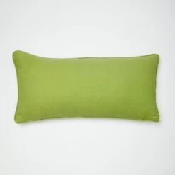 Kendall Animal Dots Lumbar Pillow Cover 8 Kendall Animal Dots Lumbar Pillow Cover -Best Homeware Shop Animal Dots Contrast Piping Lumbar Pillow Cover White Chartreuse 007