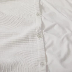 Cleo Arched Duvet Cover And Sham Set -Best Homeware Shop Arched Matelasse Duvet White Product 012 89049dac 8484 4bb1 94e6 e927fbe145ff