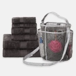 13 Piece Bath Bundle - Grey Tote & Towels -Best Homeware Shop BathBundles 0003 04 f9d38d5d 630b 41b7 9acc 008d3b3e0c6d