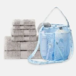 13 Piece Bath Bundle - Blue Tote & Towels -Best Homeware Shop BathBundles 0004 05 e859ed7f 5cdb 42c7 8ee9 ba26080d71fc