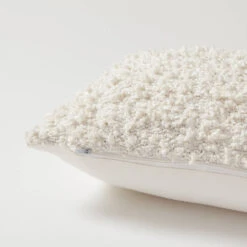 Fiona Boucle Lumbar Pillow Cover -Best Homeware Shop Boucle Lumbar Pillow Cover Ivory 008