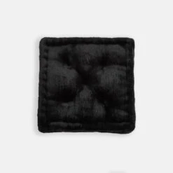 Apparis Luxe Faux Fur Floor Pillow -Best Homeware Shop CLAUDIA NOIR F21104NO 0002