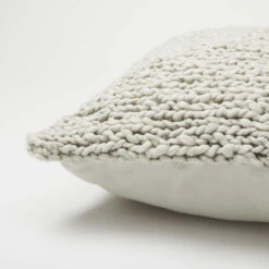 Emme Chunky Knit Square Pillow Cover -Best Homeware Shop Chunky Knit Square Pillow Cover Grey 013