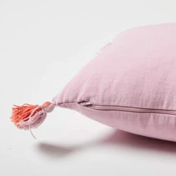 Eliza Colorblocked Tassel Lumbar Pillow Cover -Best Homeware Shop Colorblocked Tassel Lumbar Pillow Cover Terracotta Pink 006 a1305a42 18ee 4d31 9189 12a27f17c22b