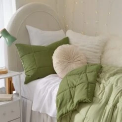 Drew Reversible Down Alt Comforter And Sham Set -Best Homeware Shop Comforter DrewReversibleOlive