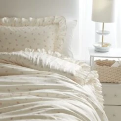 Isabel Ruffle Floral Comforter And Sham Set 3 Isabel Ruffle Floral Comforter And Sham Set -Best Homeware Shop Comforter RufflePrinted TXL 013