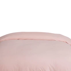 Devon Washed Cotton Duvet Cover And Sham Set -Best Homeware Shop Cotton Duvet LightPink VIS 007 1