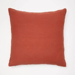 June Crochet Square Pillow -Best Homeware Shop Crochet Pillow Mustard Rust 006