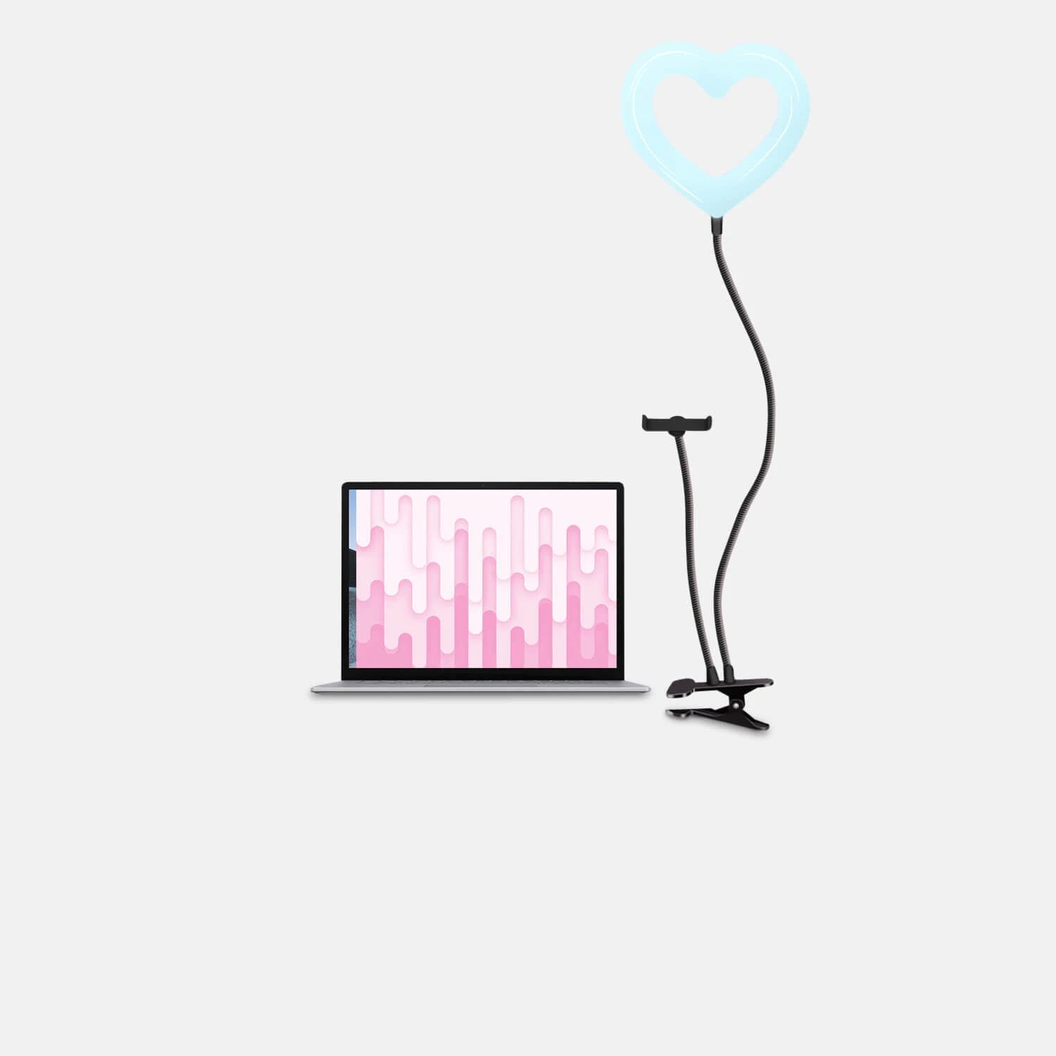 Dixie & Charli LED Heart Ring Light Dixie & Charli LED Heart Ring Light -Best Homeware Shop DC RLHC 6CB 3