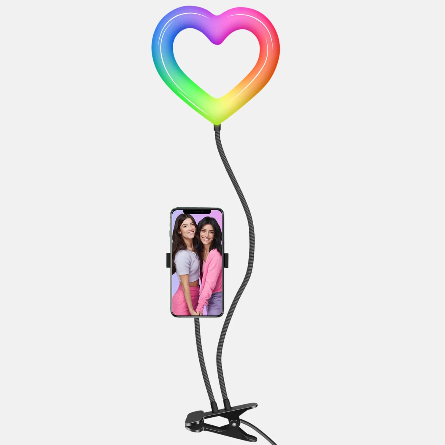 Dixie & Charli LED Heart Ring Light Dixie & Charli LED Heart Ring Light -Best Homeware Shop DC RLHC 6CB