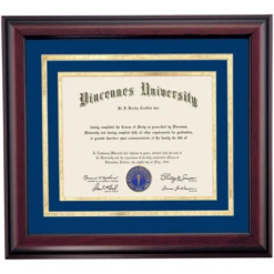 Vincennes Heritage Diploma Frame