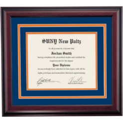 SUNY New Paltz Heritage Diploma Frame