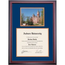 Auburn Premier Samford Hall Diploma Frame -Best Homeware Shop DSSHEFAUBPC8NOABS