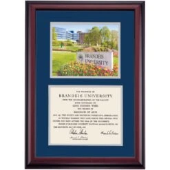 Brandeis Premier Brandeis University Sign Diploma Frame -Best Homeware Shop DSSHEFBRUPC5NEBUP