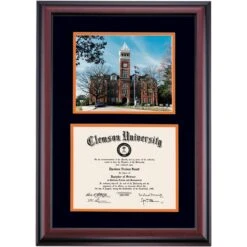 Clemson Premier Tillman Hall Diploma Frame -Best Homeware Shop DSSHEFCLUPC4BOCTH