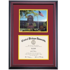 Central Michigan Premier Warriner Hall Diploma Frame -Best Homeware Shop DSSHEFCMIPC4MYCMW
