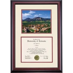 Colorado Premier Campus Aerial Diploma Frame