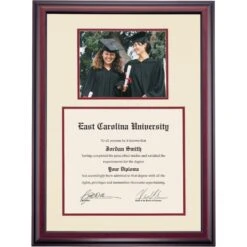 East Carolina Premier For 8x10 Photograph Diploma Frame