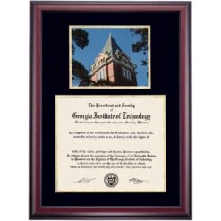 Georgia Institute Of Technology Premier Tech Tower Diploma Frame -Best Homeware Shop DSSHEFGATPC9BGGTT