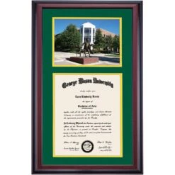 George Mason Premier The George Mason Statue Diploma Frame -Best Homeware Shop DSSHEFGMUPCAHYGMS
