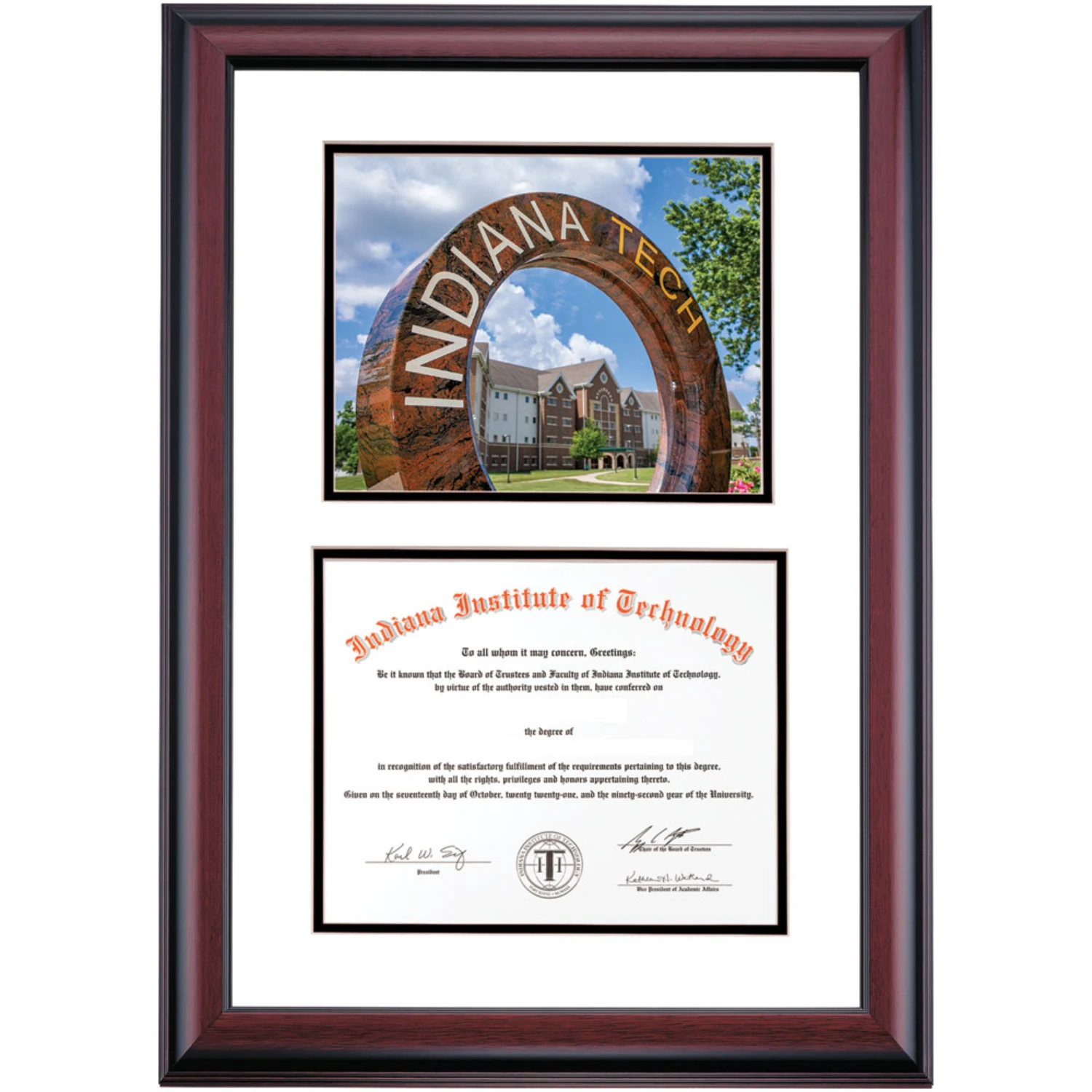 Indiana Tech Premier The Wheel Diploma Frame Indiana Tech Premier The Wheel Diploma Frame -Best Homeware Shop DSSHEFIATPC3WBWAT