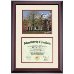 Indiana Pennsylvania Premier Breezedale Alumni Center Diploma Frame