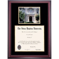 Johns Hopkins Premier Peabody Diploma Frame -Best Homeware Shop DSSHEFJHUPC9BGJPB