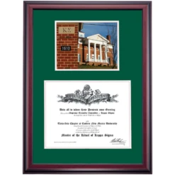 Kappa Sigma Premier International Headquarters Initiation Certificate Frame