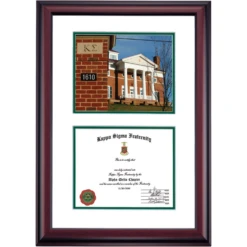 Kappa Sigma Premier International Headquarters Master Of Ritual Certificate Frame
