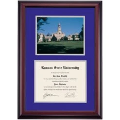 Kansas State Premier Anderson Hall Diploma Frame -Best Homeware Shop DSSHEFKSTPC4PEKAD