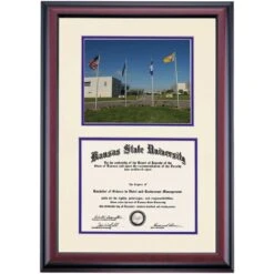 Kansas State Premier The Salina Campus Diploma Frame
