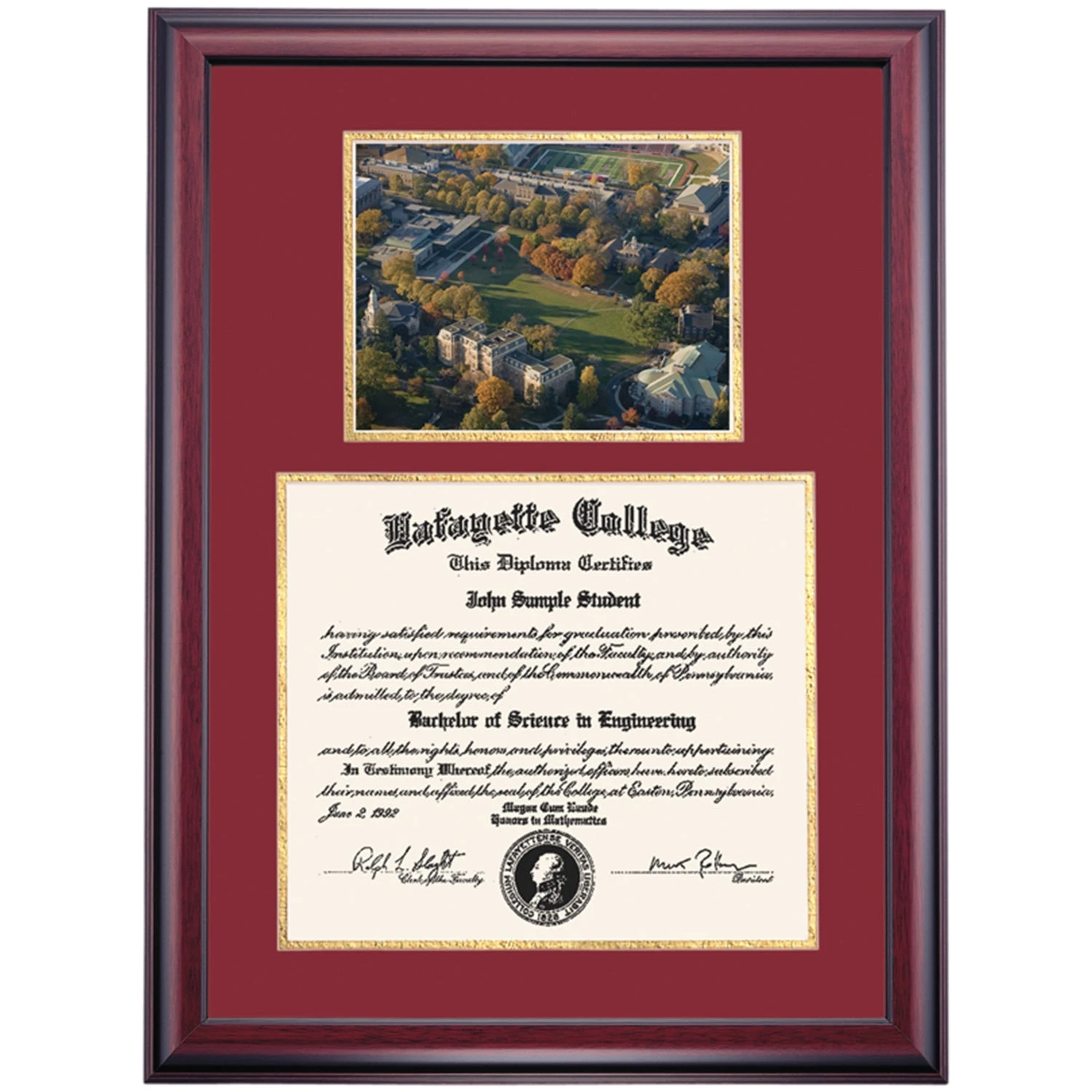 Lafayette Premier Aerial View of Campus Diploma Frame Lafayette Premier Aerial View Of Campus Diploma Frame -Best Homeware Shop DSSHEFLAFPC7MGLCA