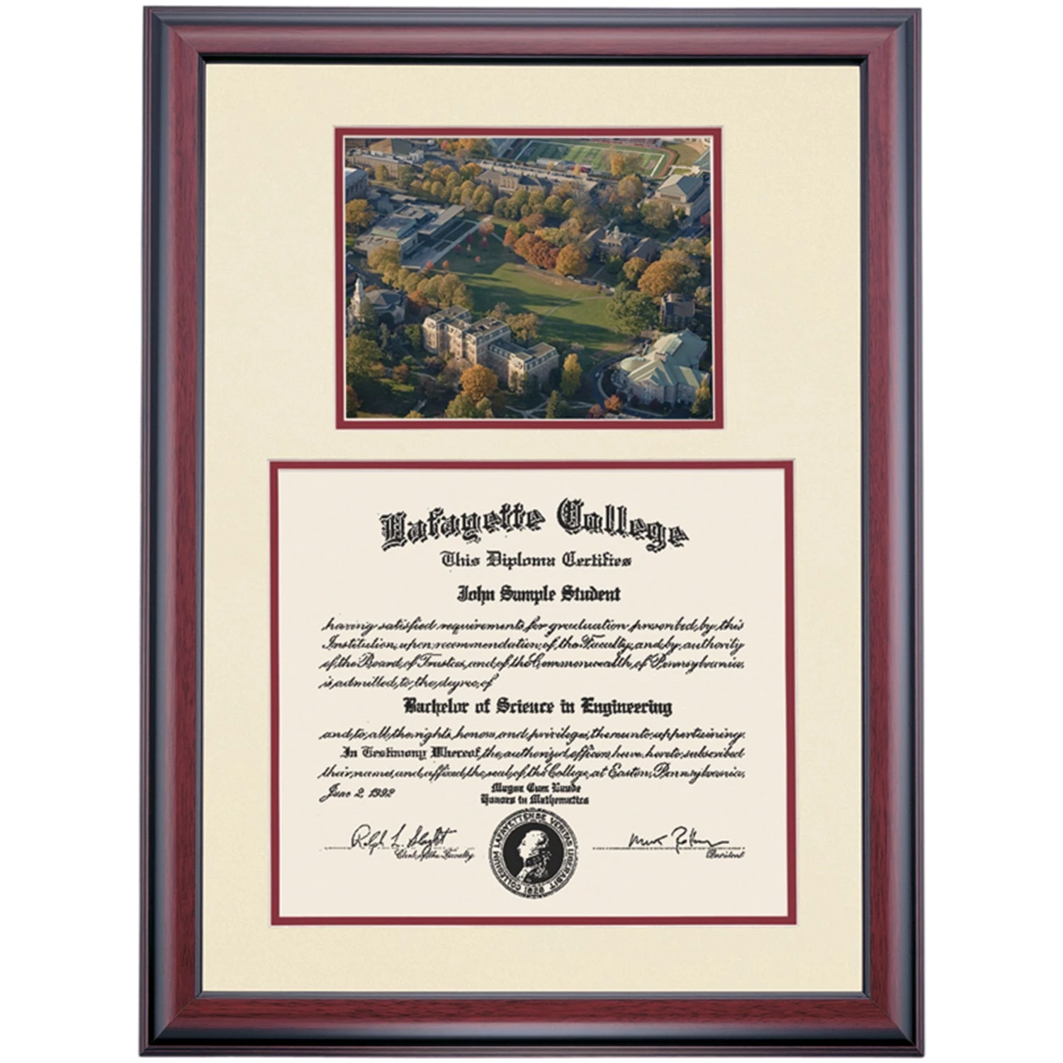 Lafayette Premier Aerial View of Campus Diploma Frame Lafayette Premier Aerial View Of Campus Diploma Frame -Best Homeware Shop DSSHEFLAFPC7MLCA