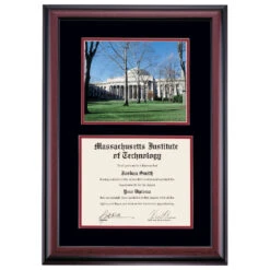 Massachusetts Institute Of Technology Premier Maclaurin Building Diploma Frame -Best Homeware Shop DSSHEFMITPC5BMMMB