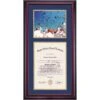 United States Naval Academy Premier The Hat Toss Diploma Frame